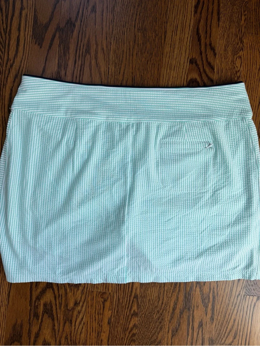 Fairway & Greene Mint Green Striped Exercise Golf Skort Size XL
